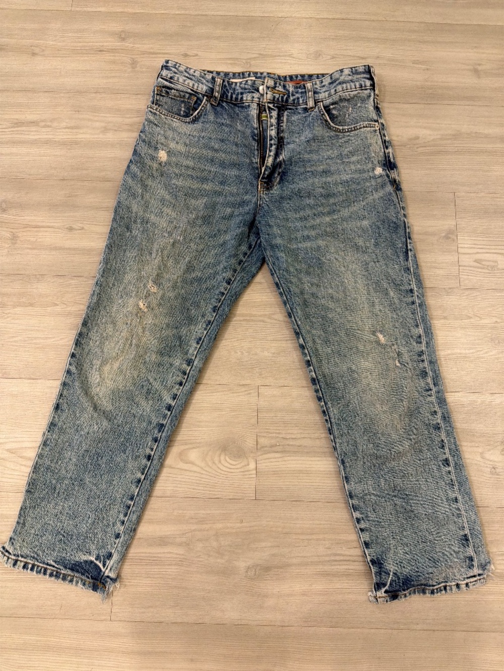 Anthropologie Pilcro acid wash jeans 27p